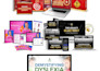 design digital product mockup, ecover bundle, and online course bundle